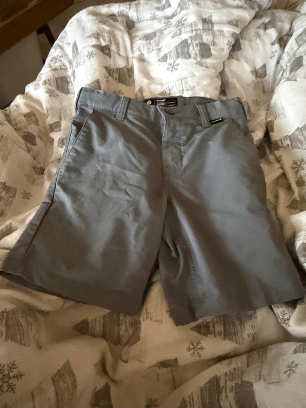 Hurley Boys Gray Flat-Front Shorts